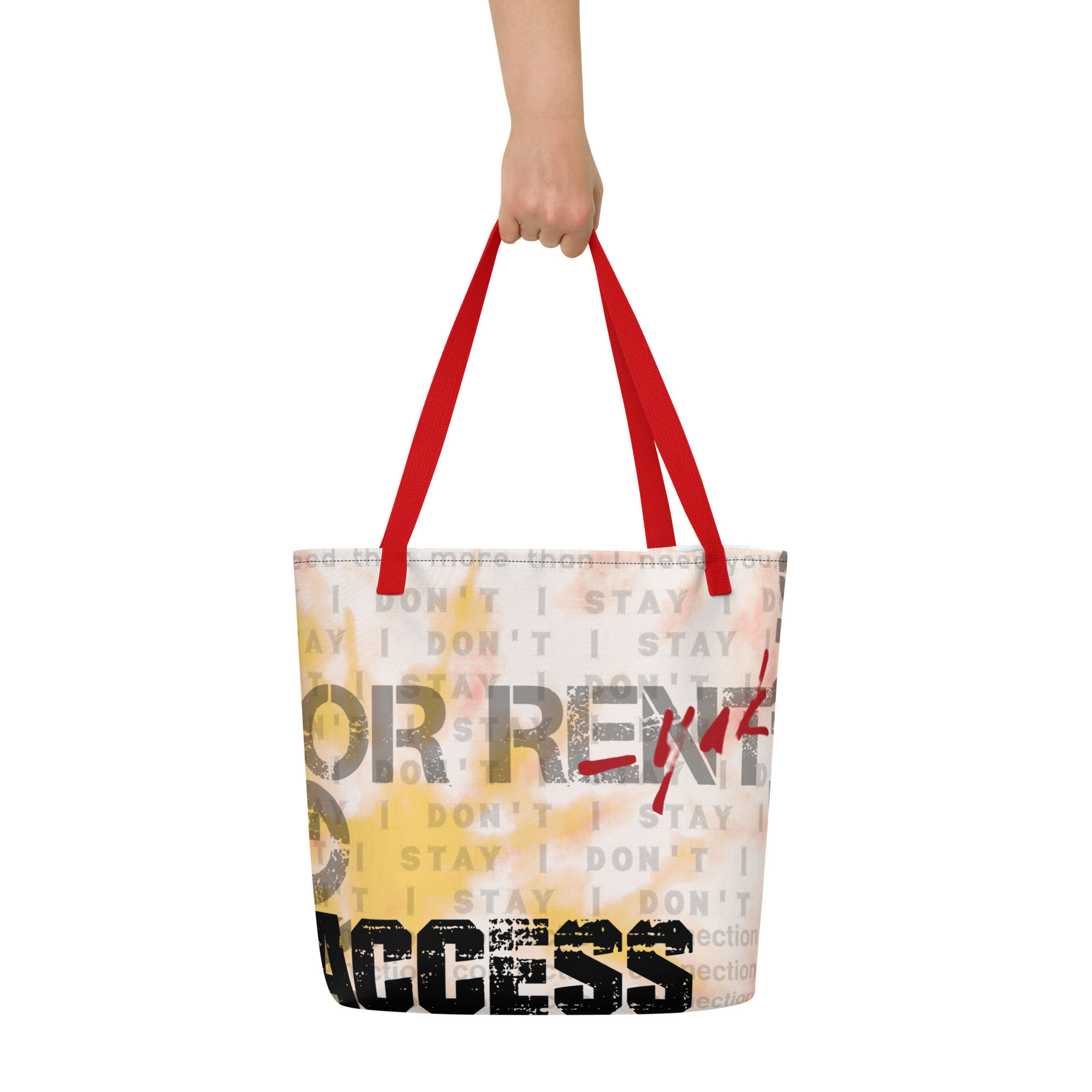 All-Over Print Large Tote Bag