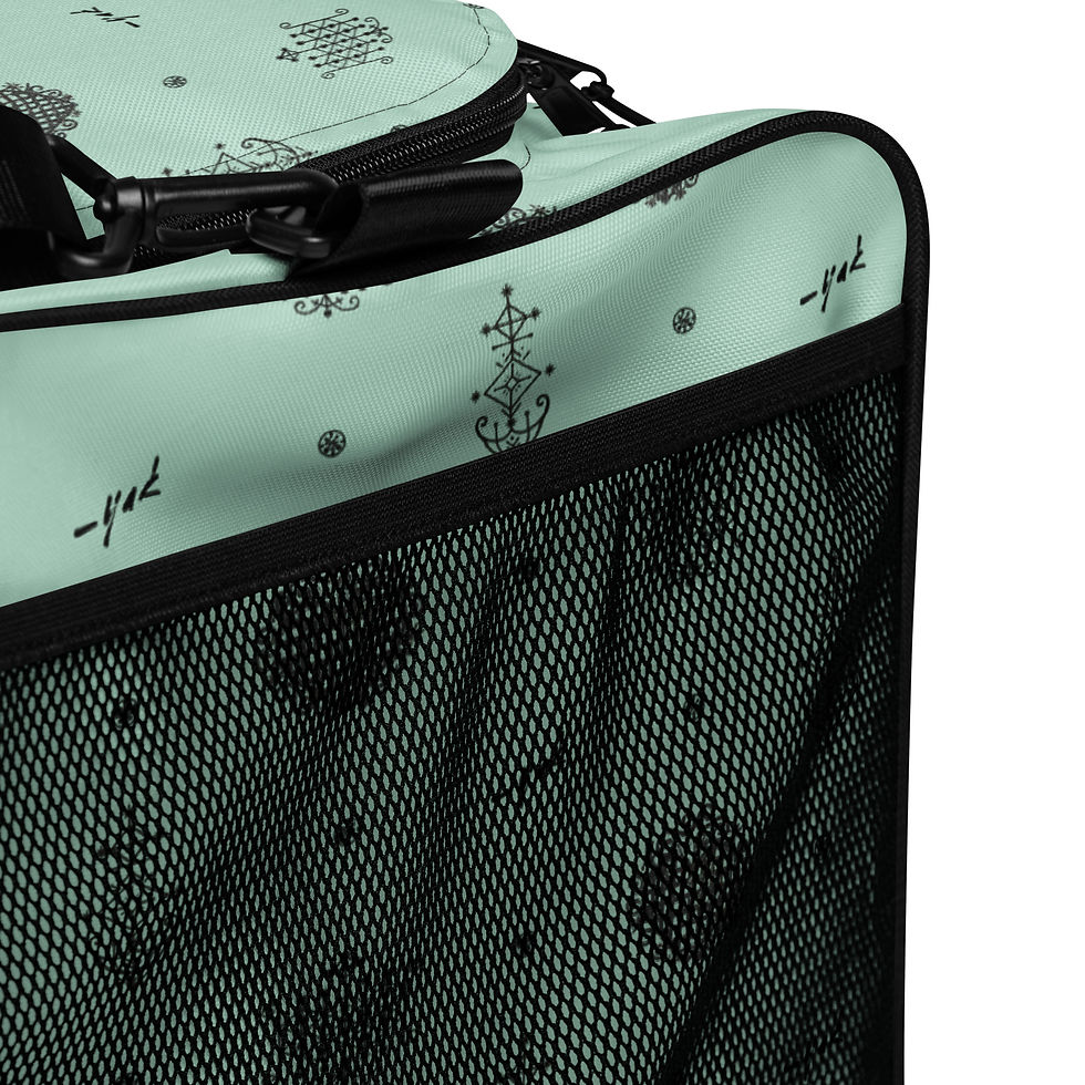 Thumbnail: __yak Vevé Duffle Bag — Mint Monogram Edition