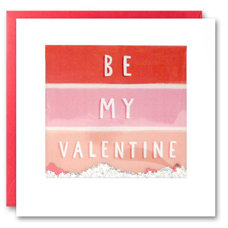 Be my Valentine- Shakies Card