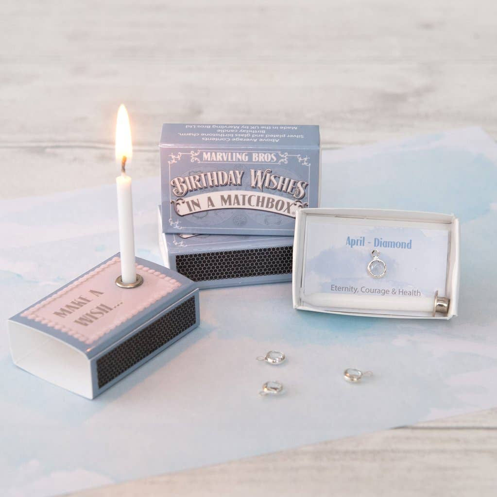 April Birthstone Matchbox