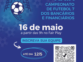 Vem aí o XXIX Campeonato de Fut7 dos Bancários