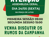 PARABÉNS CATEGORIA, NOSSA LUTA ESTÁ VIVA
