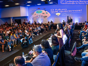 Com representação de norte a sul do país, 27ª Conferência Nacional dos Bancários é aberta em São Paulo