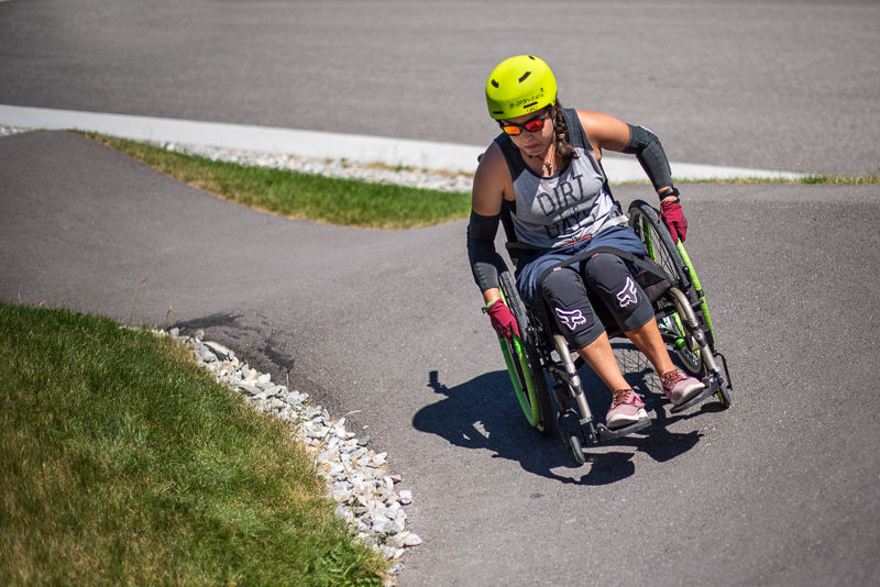 Pump track action