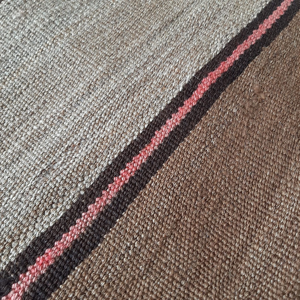 40cmx 40cm brown vintage Cushion Cover closer view