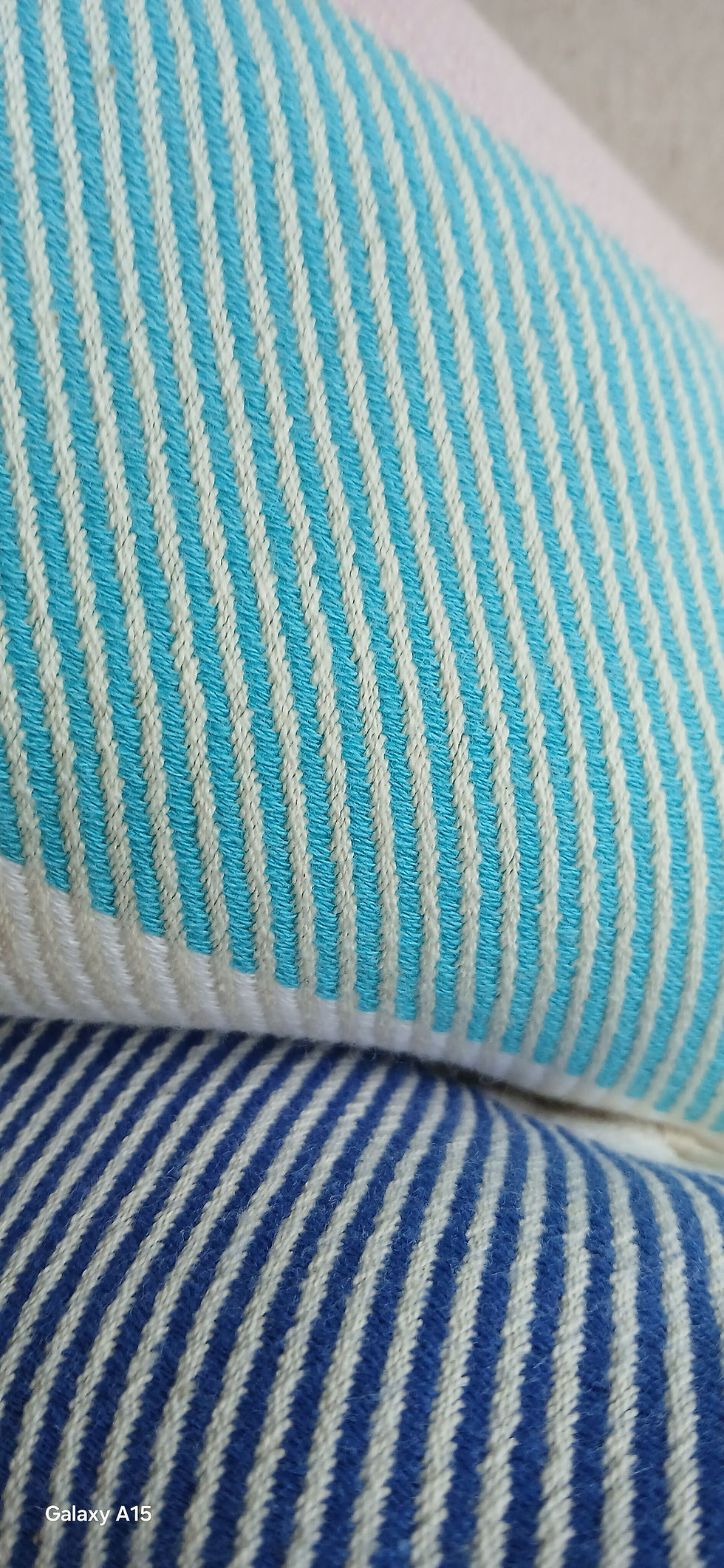Thumbnail: "Quick-dry" Turkish Bath / Beach Towel "Peshtemal" - Marine / Pink