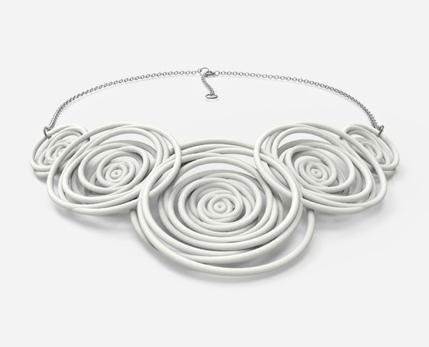 Miniature : SPAZIO RARO 3D HULA HOOP NECKLACE