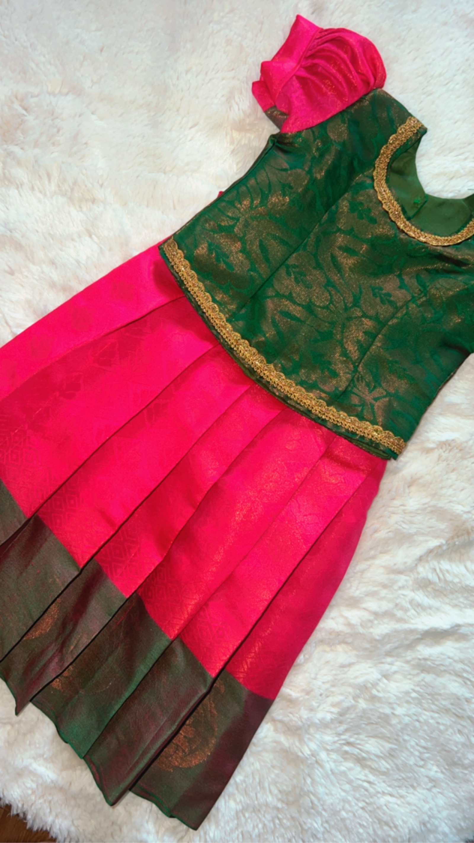 Pattu Pavadai for kids