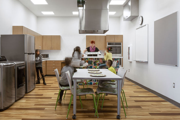 Positive Tomorrows Schools for Families Experiencing Homelessness - Food Lab Kitchen
