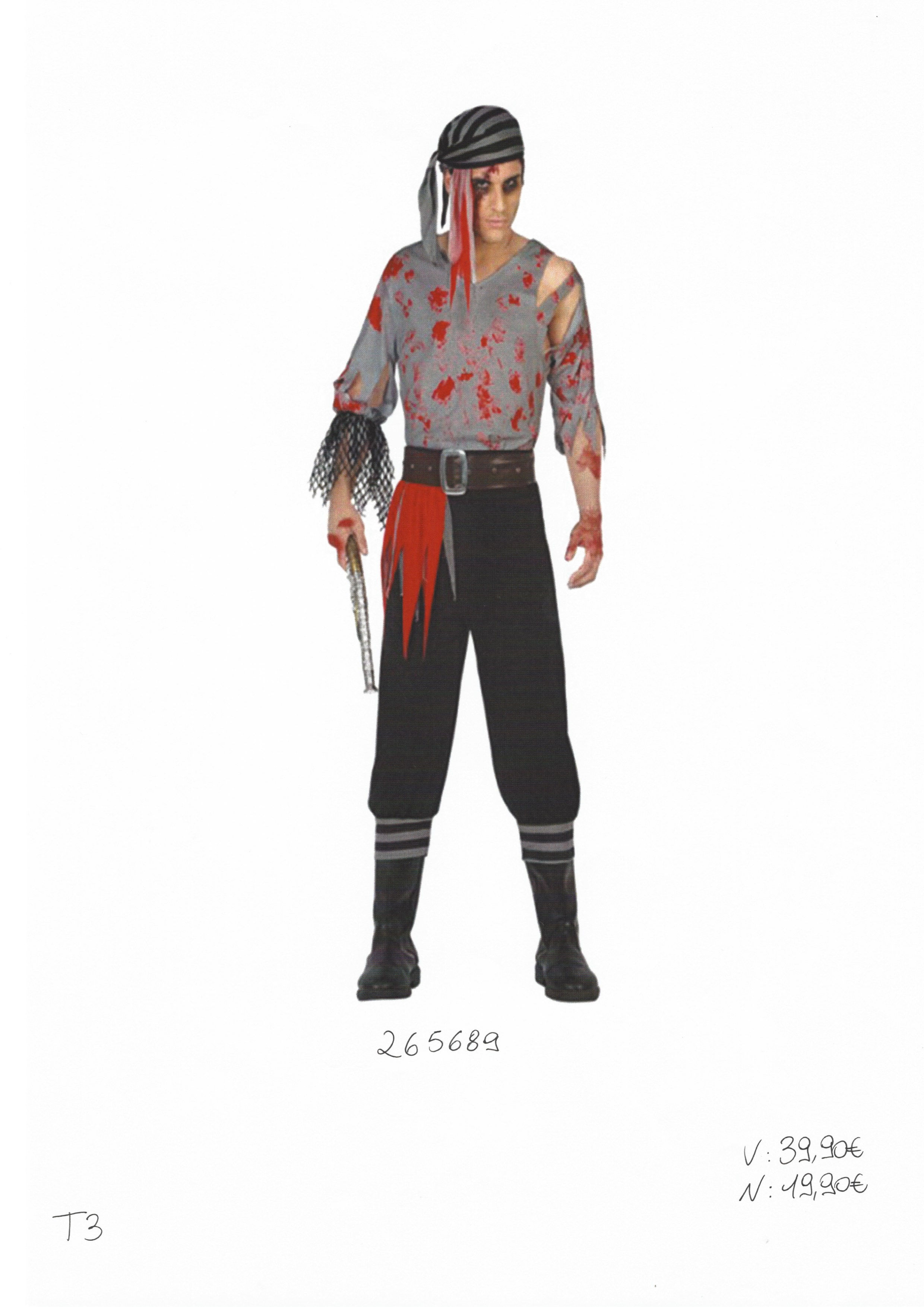 Costume Pirata Zombie