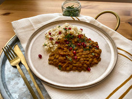 Creamy vegan lentil dahl recipe