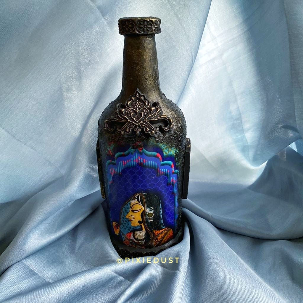 Indian bottle Decor