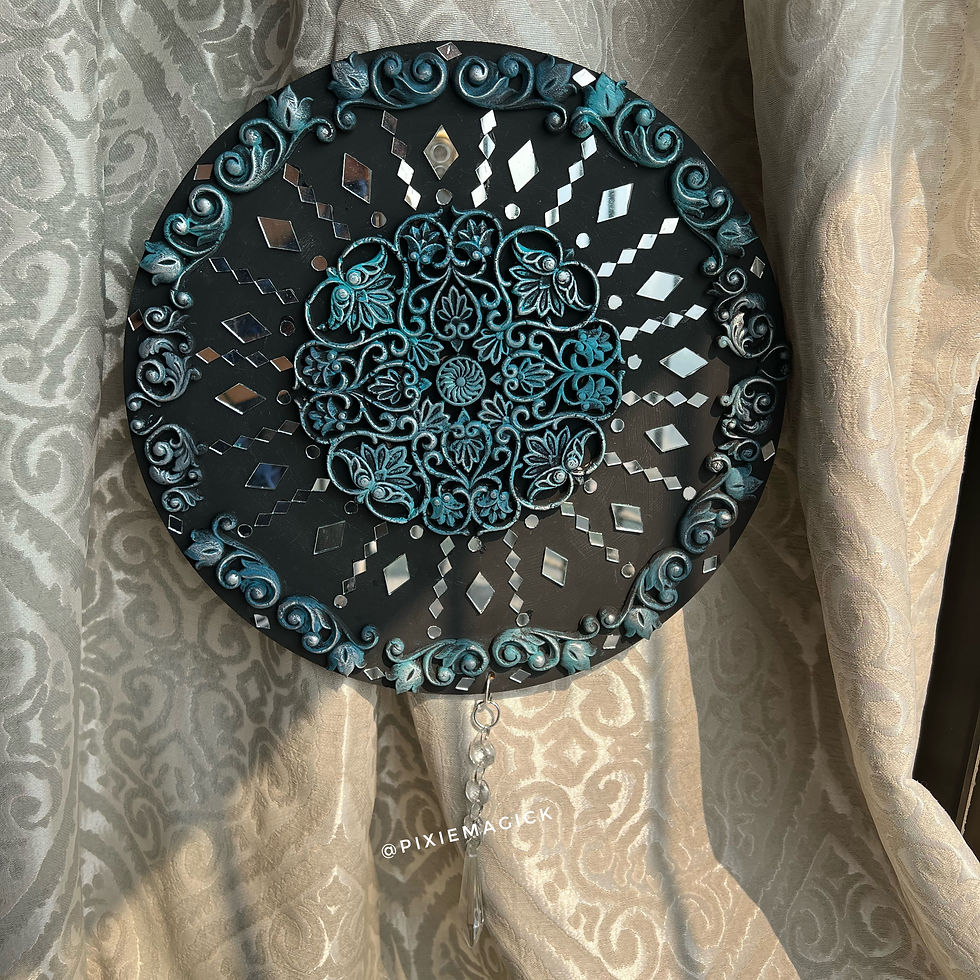 Thumbnail: Mirror art wall hanging 