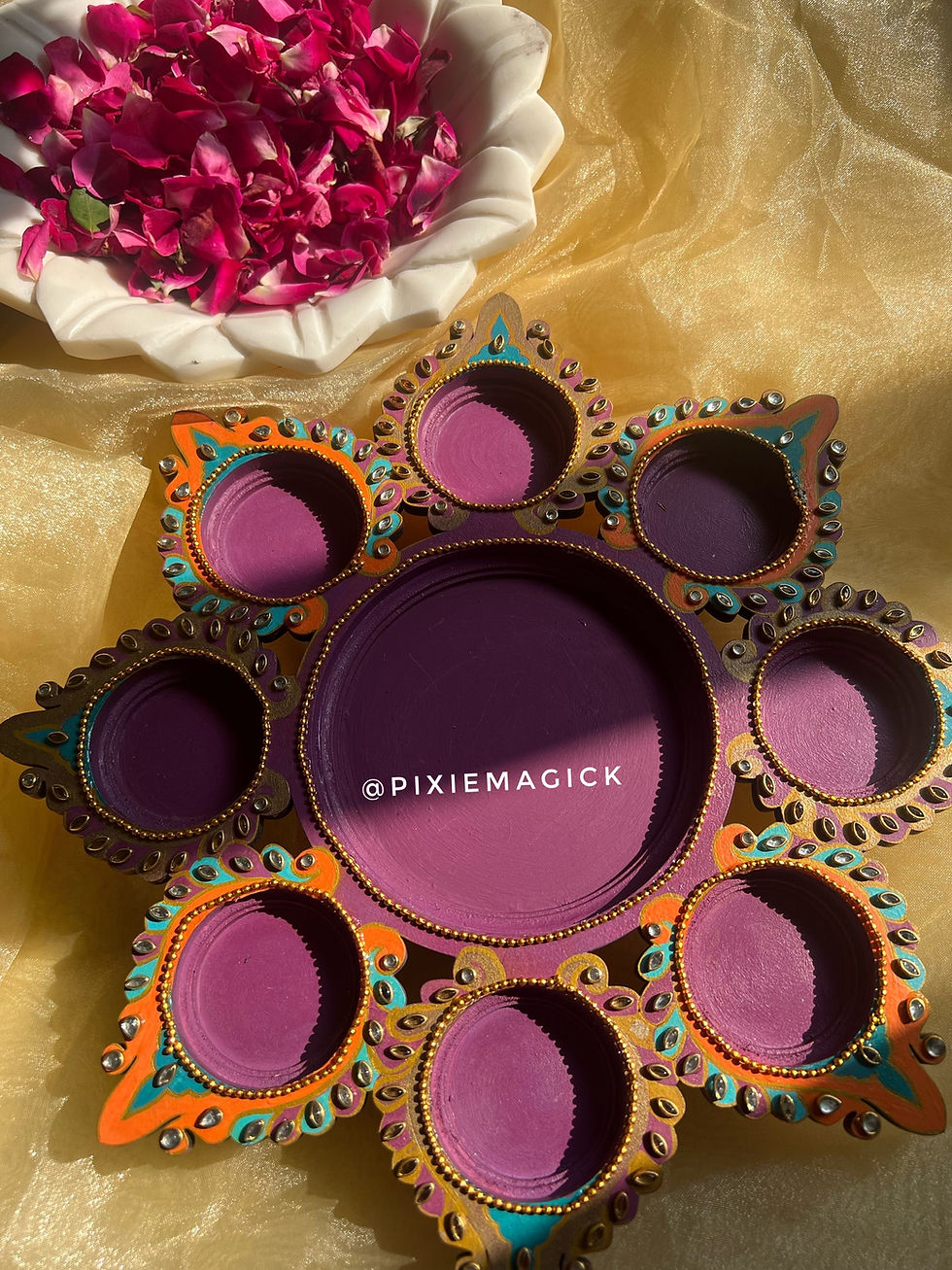 Thumbnail: Wooden tealight holders