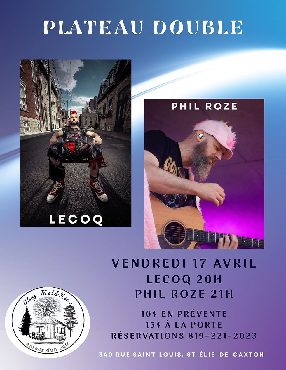 PLATEAU DOUBLE — LECOQ + Phil Roze