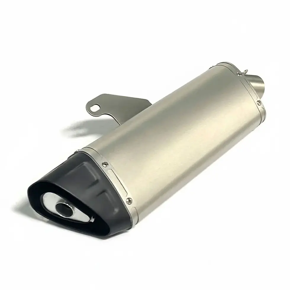 Thumbnail: Aprilia Tuareg 660 (2022+) Stainless Steel Exhaust Silencer (48mm) with Removabl