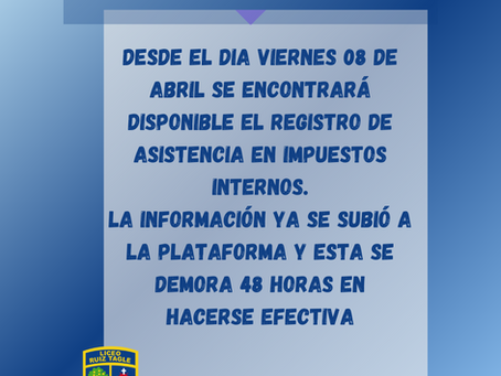 REGISTRO DE ASISTENCIA