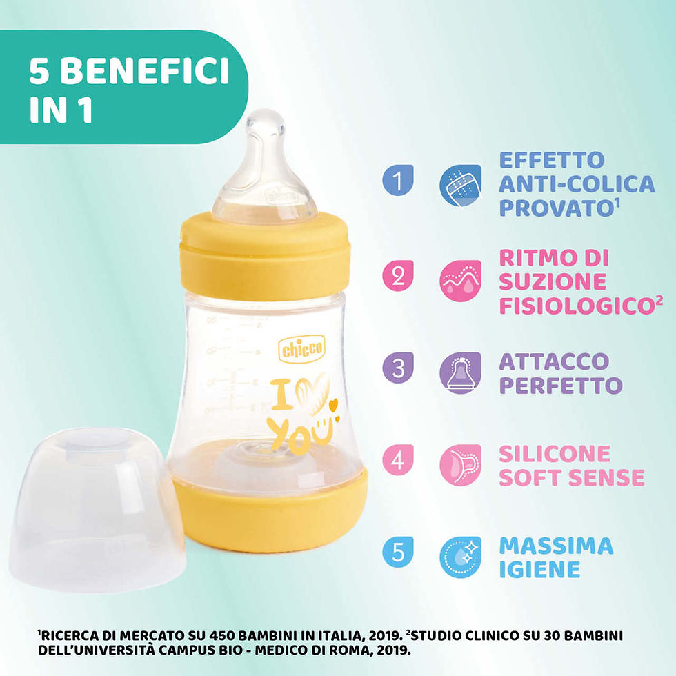 Miniatura: Chicco PERFECT 5 BIBERON 150 ML - FLUSSO LENTO