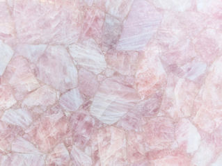 Opalescent pink crystals