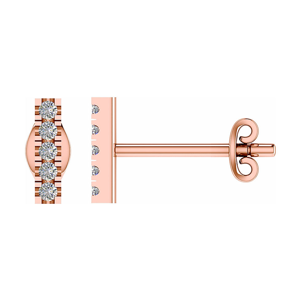 Thumbnail: Diamond Bar Studs
