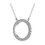 Thumbnail: Circle Diamond Pendant (Chain included)