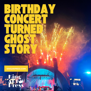 Fireworks at the Hollywood Bowl with Title overlayed