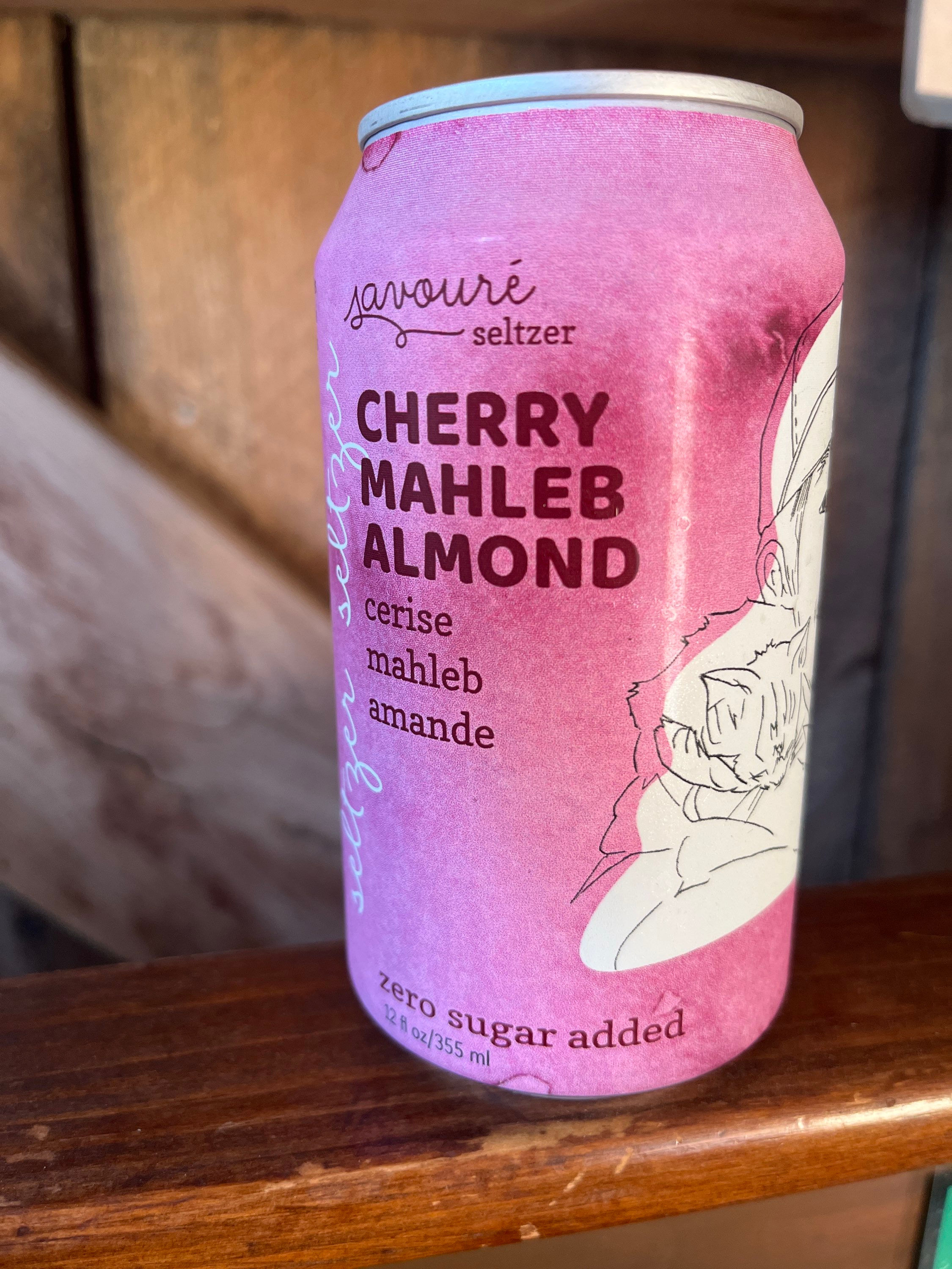 Savoure Cherry Mahleb Almond Seltzer