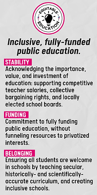 Equitable Education Scoring Criteria