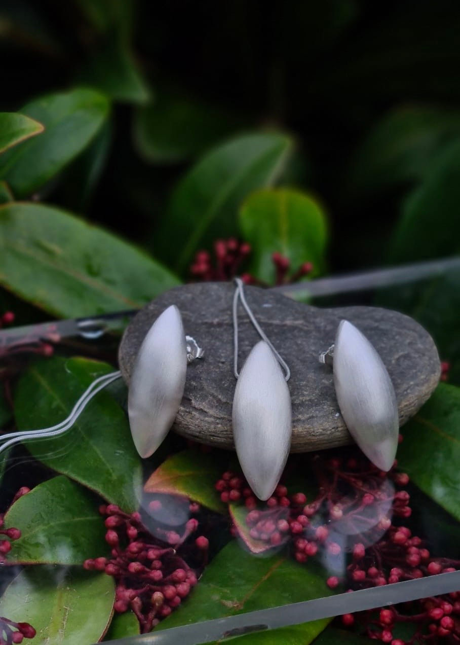 Thumbnail: Sterling Silver Spike Stud Earrings