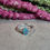 Thumbnail: Sterling Silver Light Blue Oval Mini Aurora Twist Ring