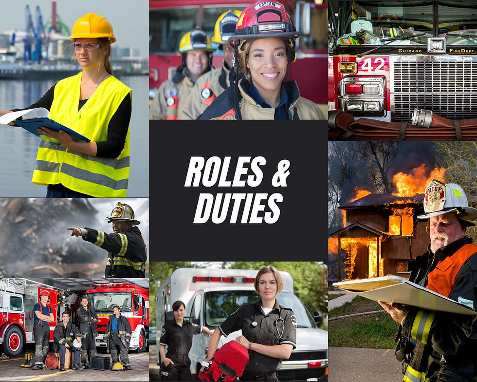 Roles And Duties Within The Fire Service 