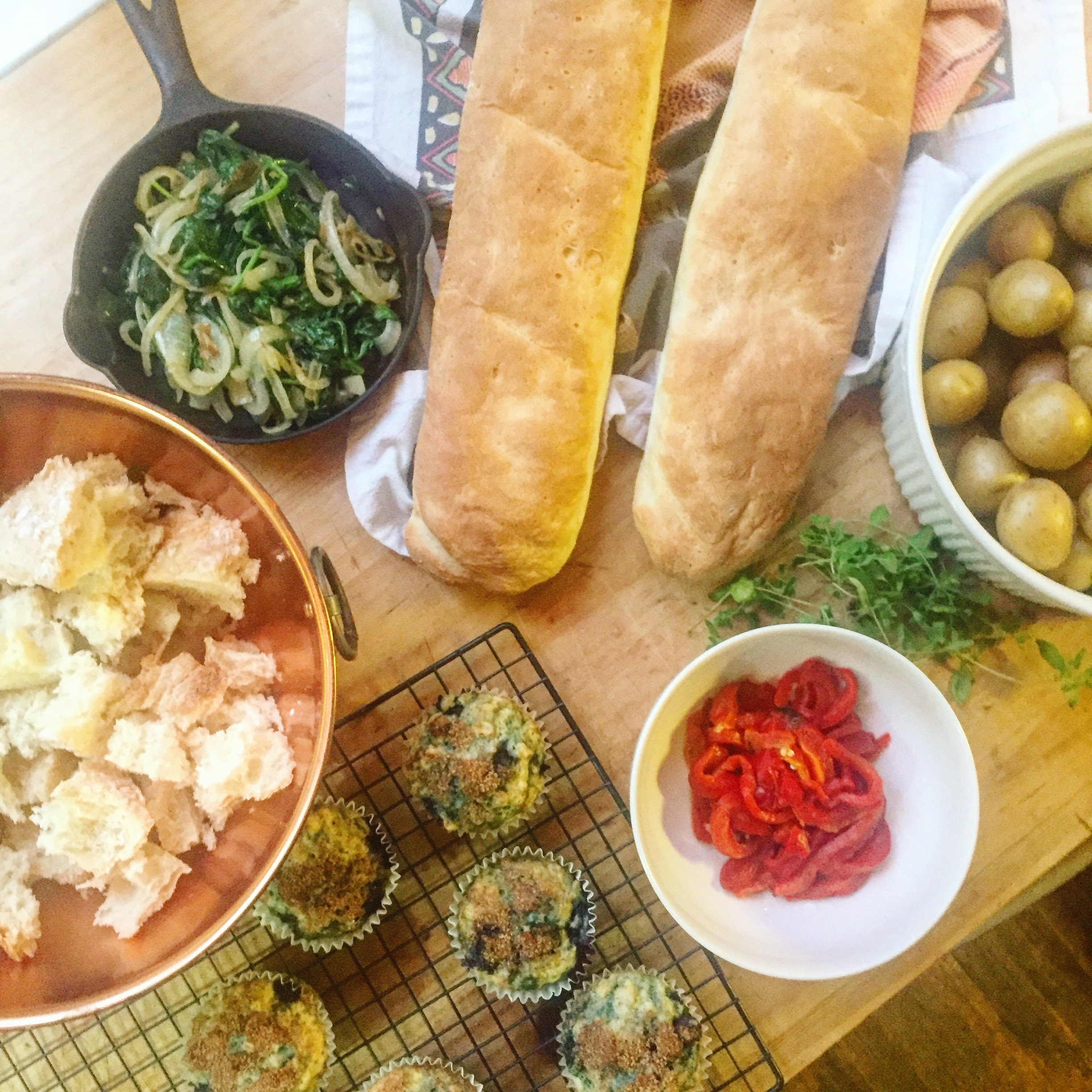 Our vibrant meal prep!