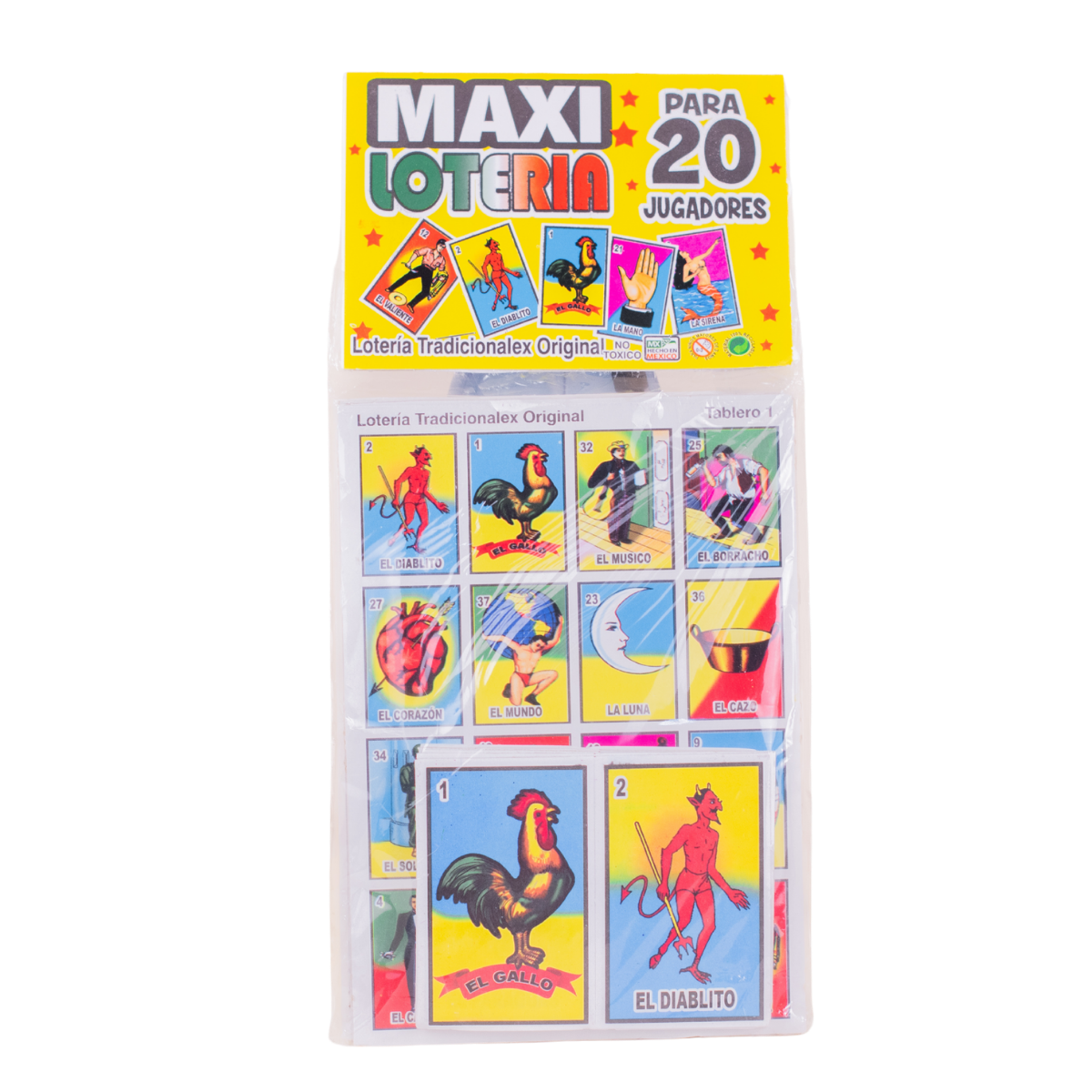 Maxi Lotería de hasta 20 jugadores.