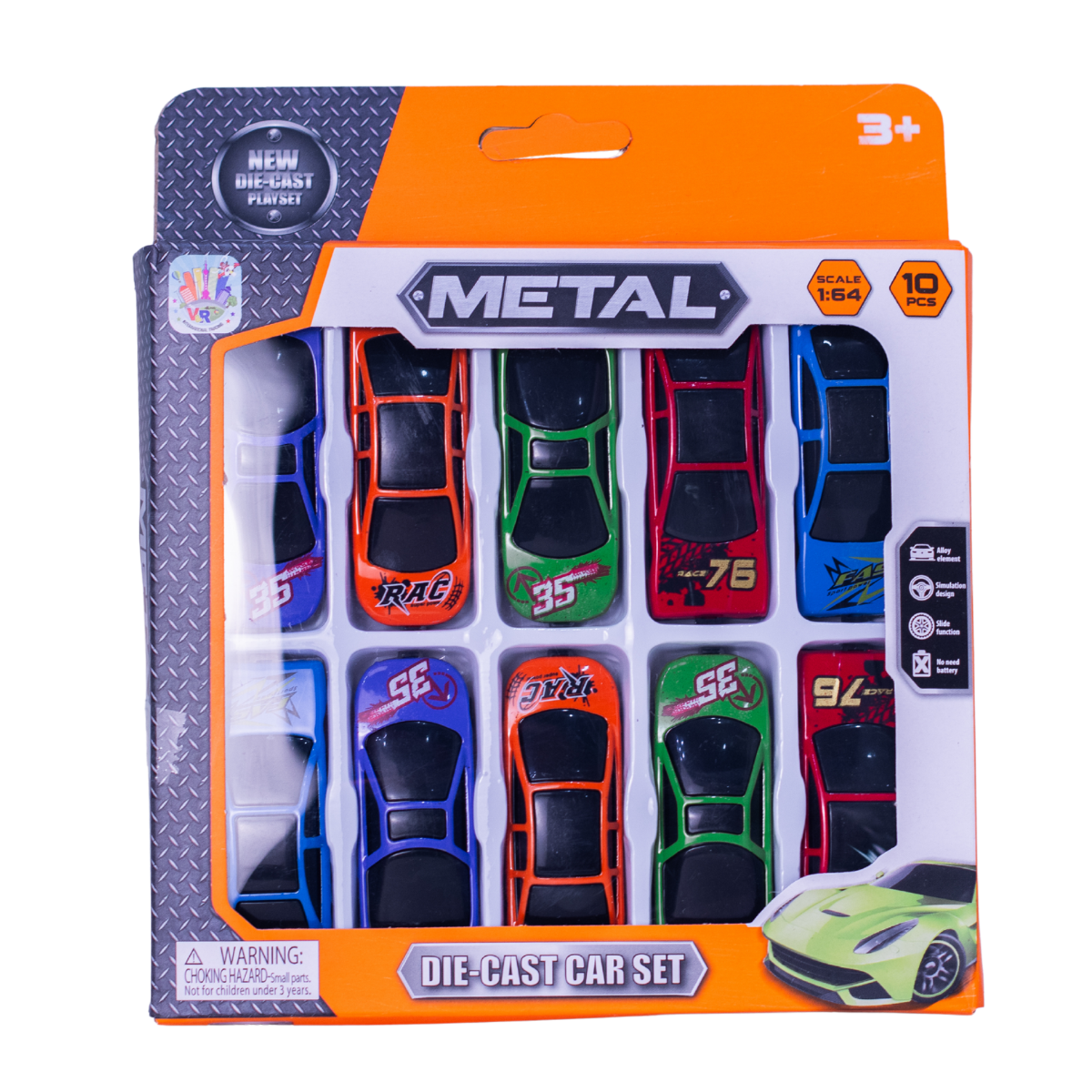 Colección de autos de 10 pzs