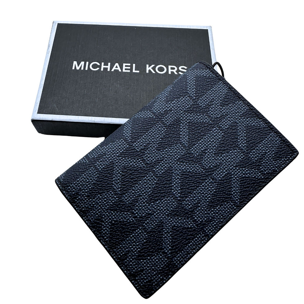Miniatura: Cartera Michael Kors Fold Blue