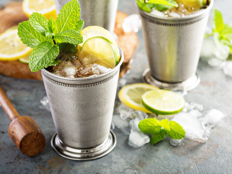An image of mint juleps, classic cocktails you can enjoy at The Local, one of the best restaurants McMinnville Tennessee has