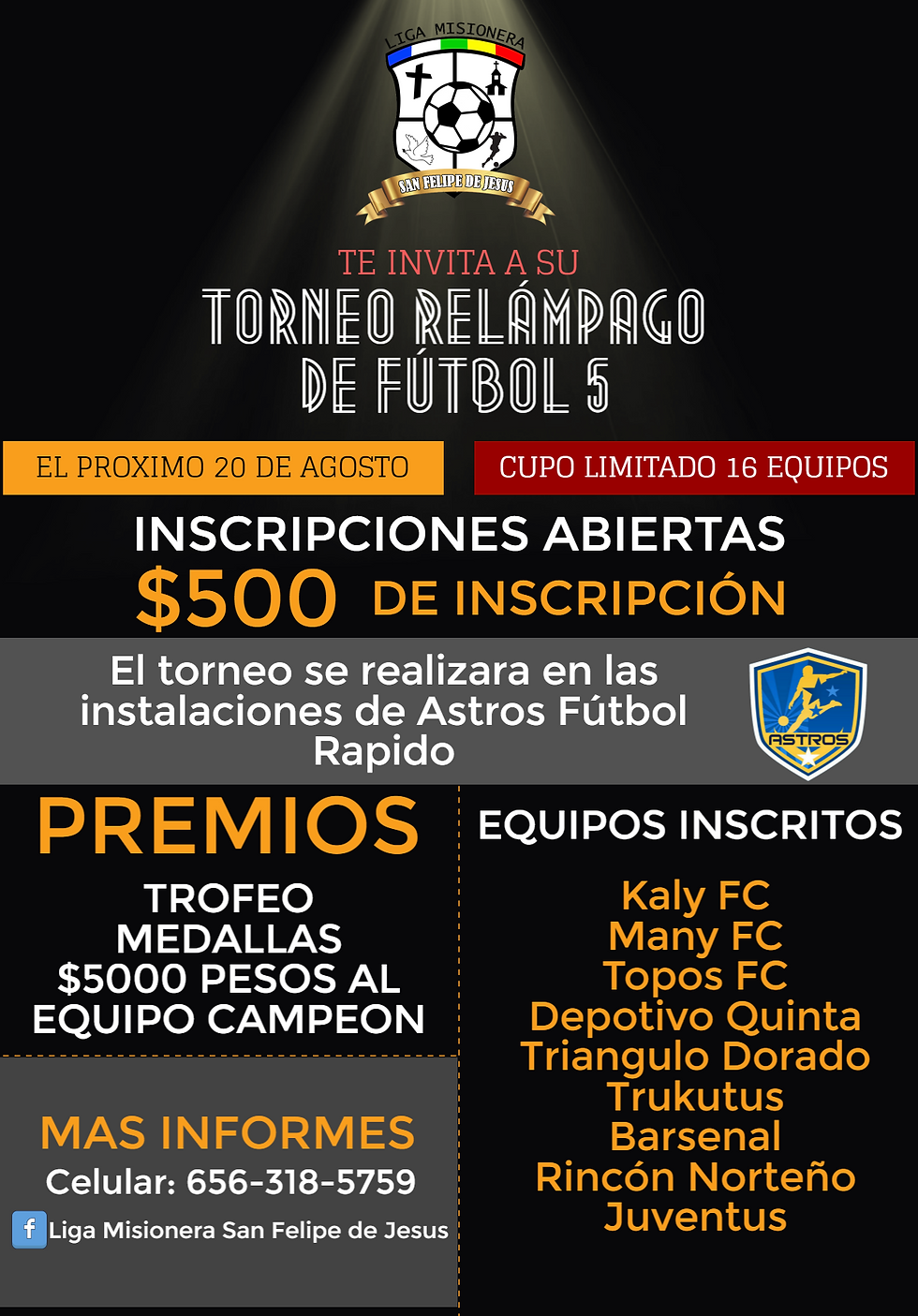 Astros Liga Misionera | PROMO