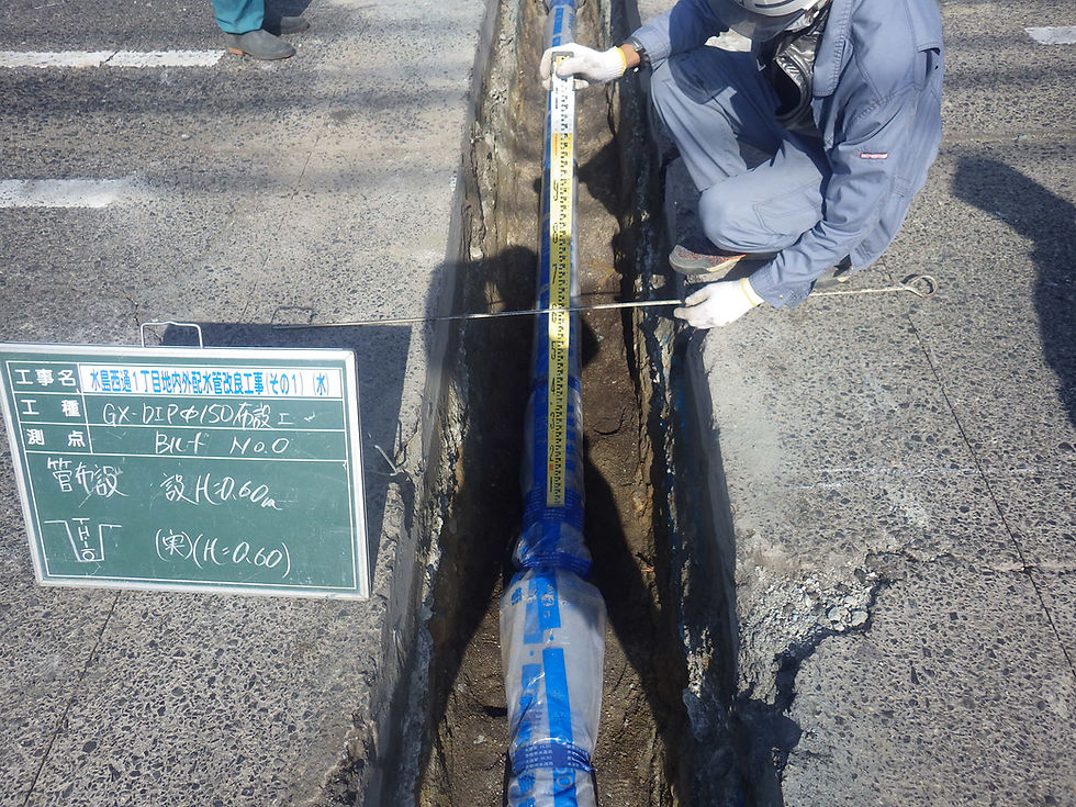 サムネイル： 2018年12月／水島西通1丁目地内　配水管改良工事（その1）