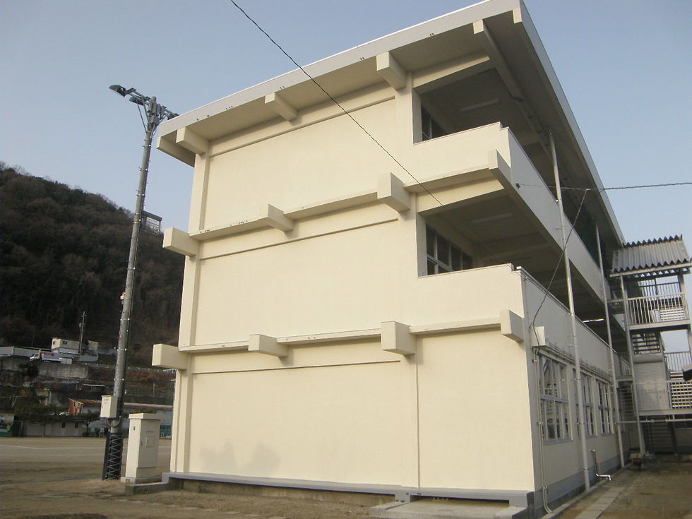 サムネイル： 2015年2月／倉敷市立連島北小学校　校舎耐震補強建築工事