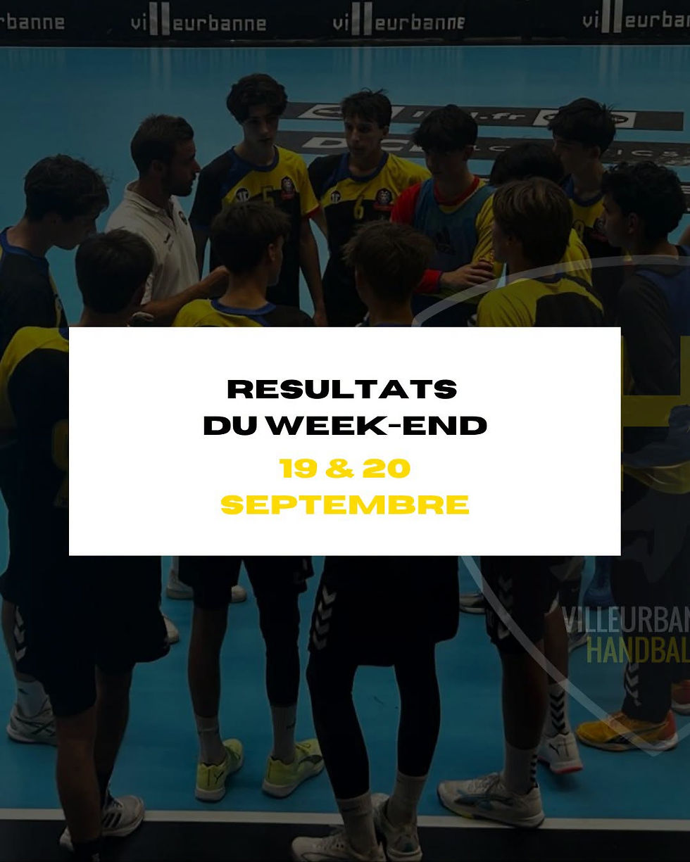 Résultats du WE -19/20 Sept