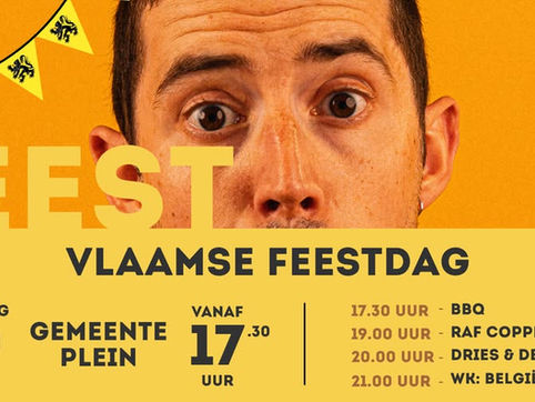 Vlaamse Feestdag omwille van WK helemaal op Gemeenteplein