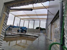 Gymhal bijna onder dak op sportsite; een turndroom wordt werkelijkheid