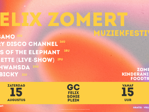 Op halfoogst naar Felix Zomert voor muziek en ander vakantievertier