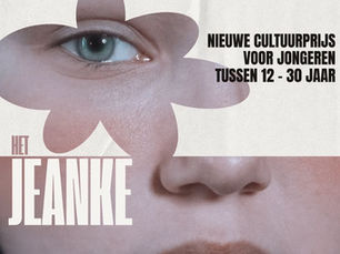 Voortaan driejaarlijkse cultuurprijs 'Het Jeanke' voor opkomend talent
