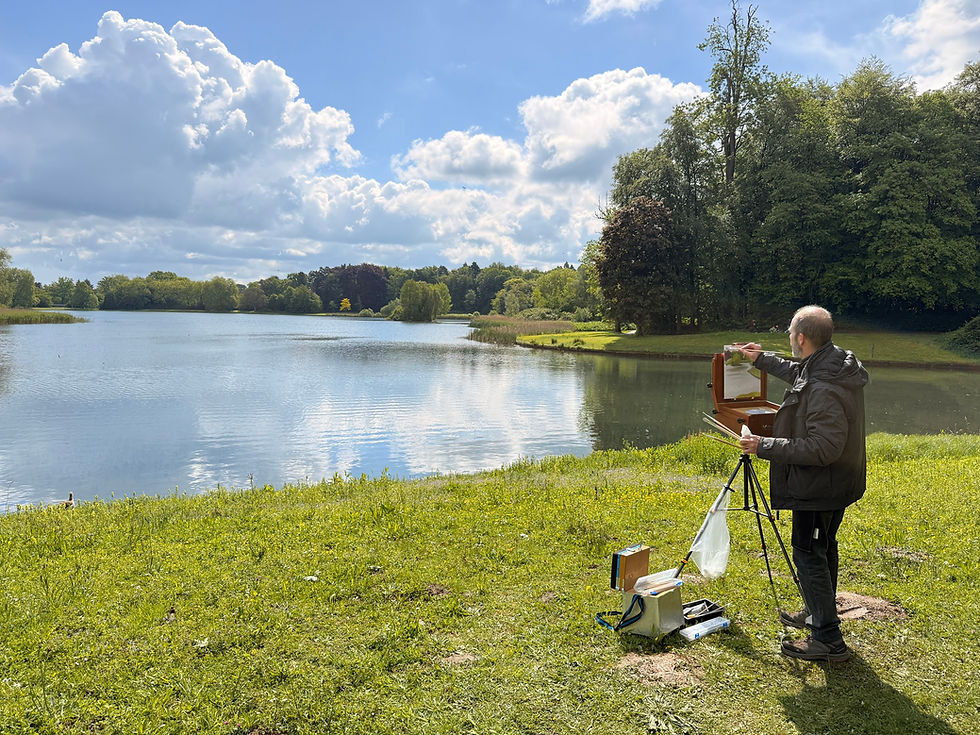 Vrienden van de School van Tervuren organiseren workshop pleinair schilderen