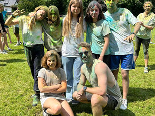Color run in nieuw jasje maar zelfde kleuren en dat gaf vonken maar ook stressvrij vertier