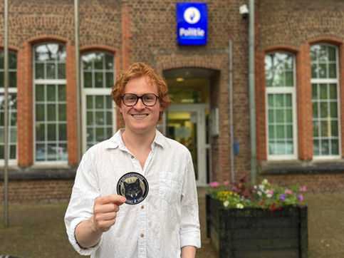 Timothy Rowies (PRO Hoeilaart) bij de verdwijning van de politieraad op 1 juli