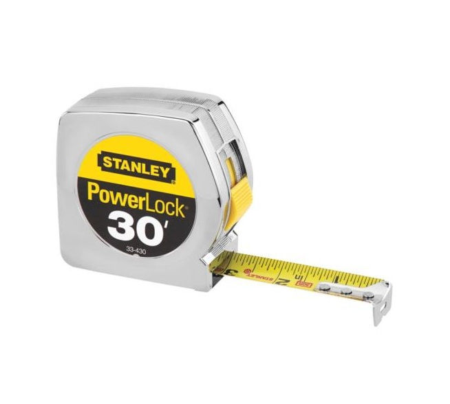 Cinta métrica POWERLOCK II 30' STANLEY 33-430