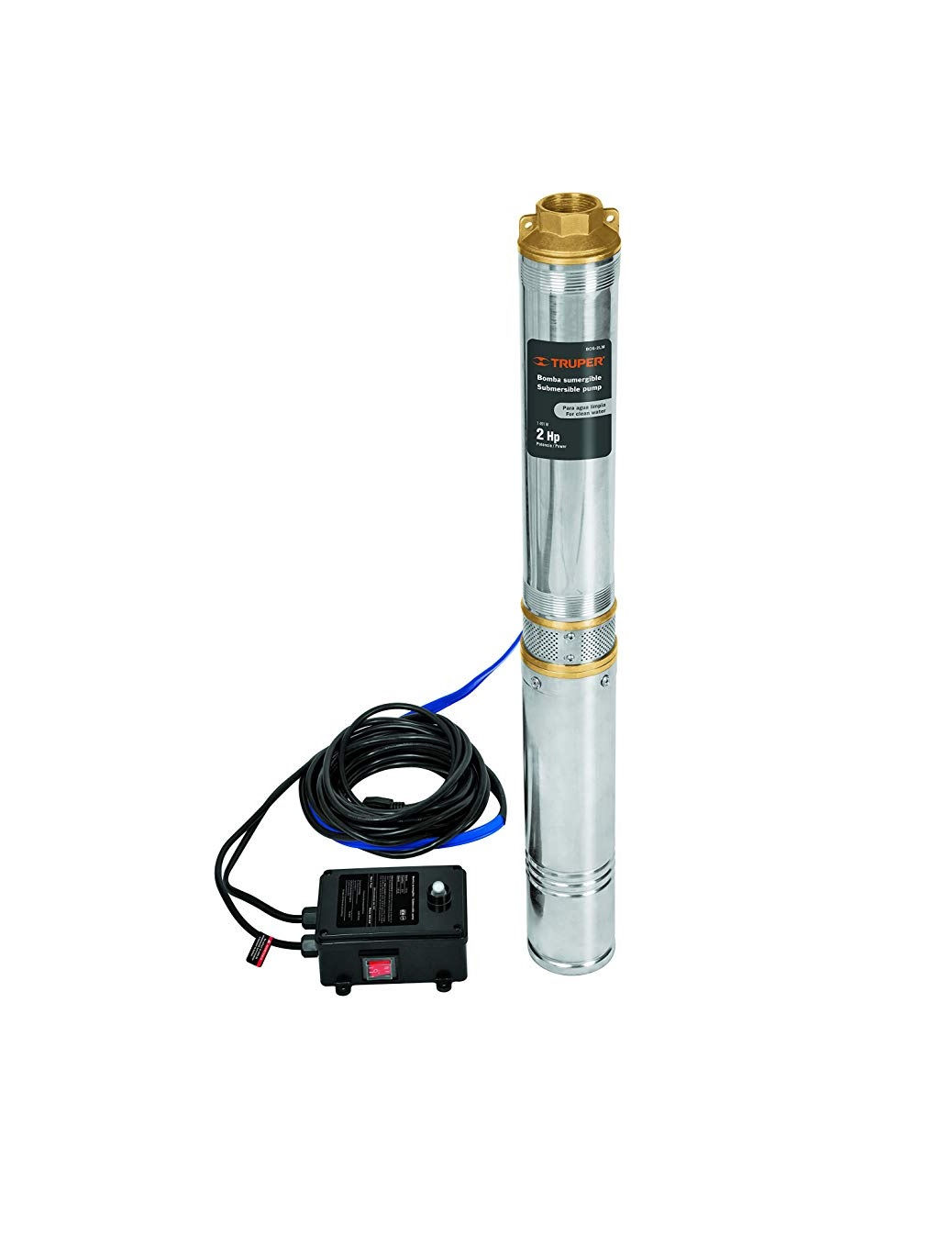 Bomba Sumergible para Agua Limpia, tipo Bola TRUPER BOS-2LM