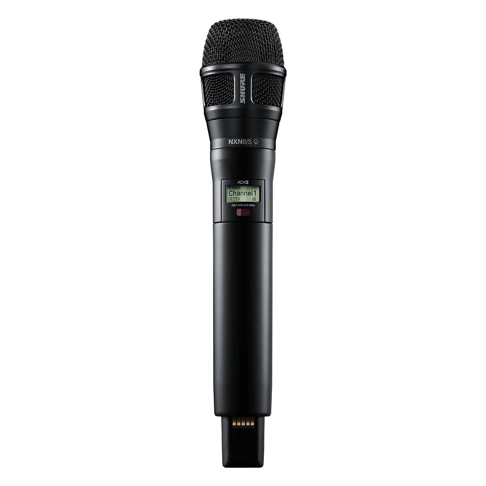 Shure ADX2 Handheld Transmitter w/ Nexadyne 8/S Supercardioid Dynamic Microphone